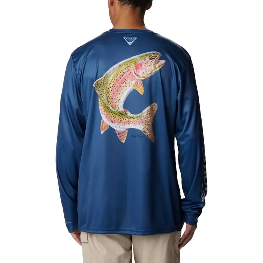 Columbia Men's Terminal Tackle PFG™ Carey Chen Long Sleeve T-Shirt - Carbon