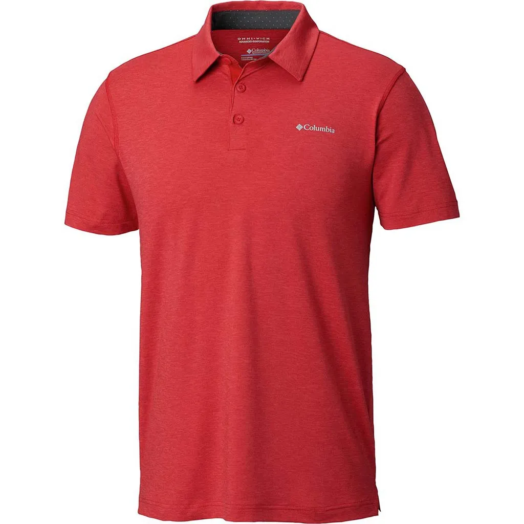 Columbia Tech Trail Polo sport manches courtes pour homme