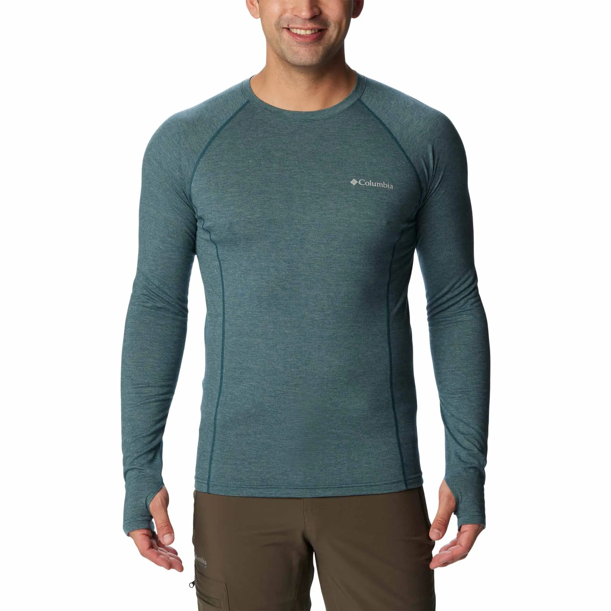 Columbia Tunnel Springs Wool Crew haut à manches longues pour homme