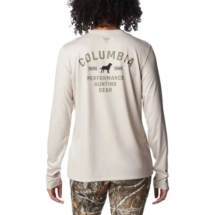 Columbia Women's Tough Shot™ Graphic Long Sleeve T-Shirt - Dark Stone