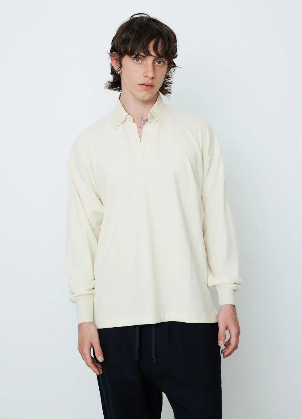 Comoli -  Wool Rugby Shirt - Polo