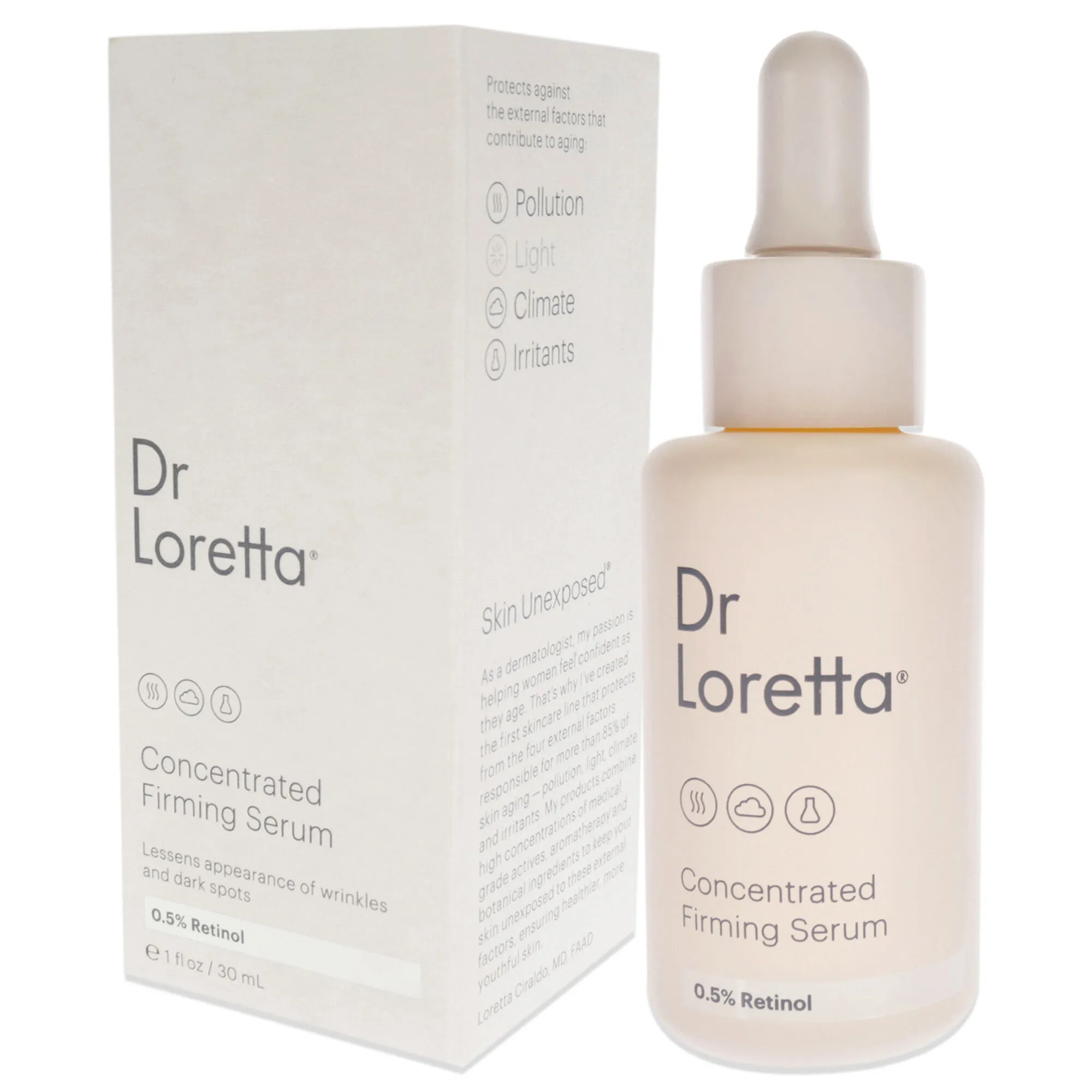 Concentrated Firming Serum by Dr. Loretta for Unisex - 1 oz Serum