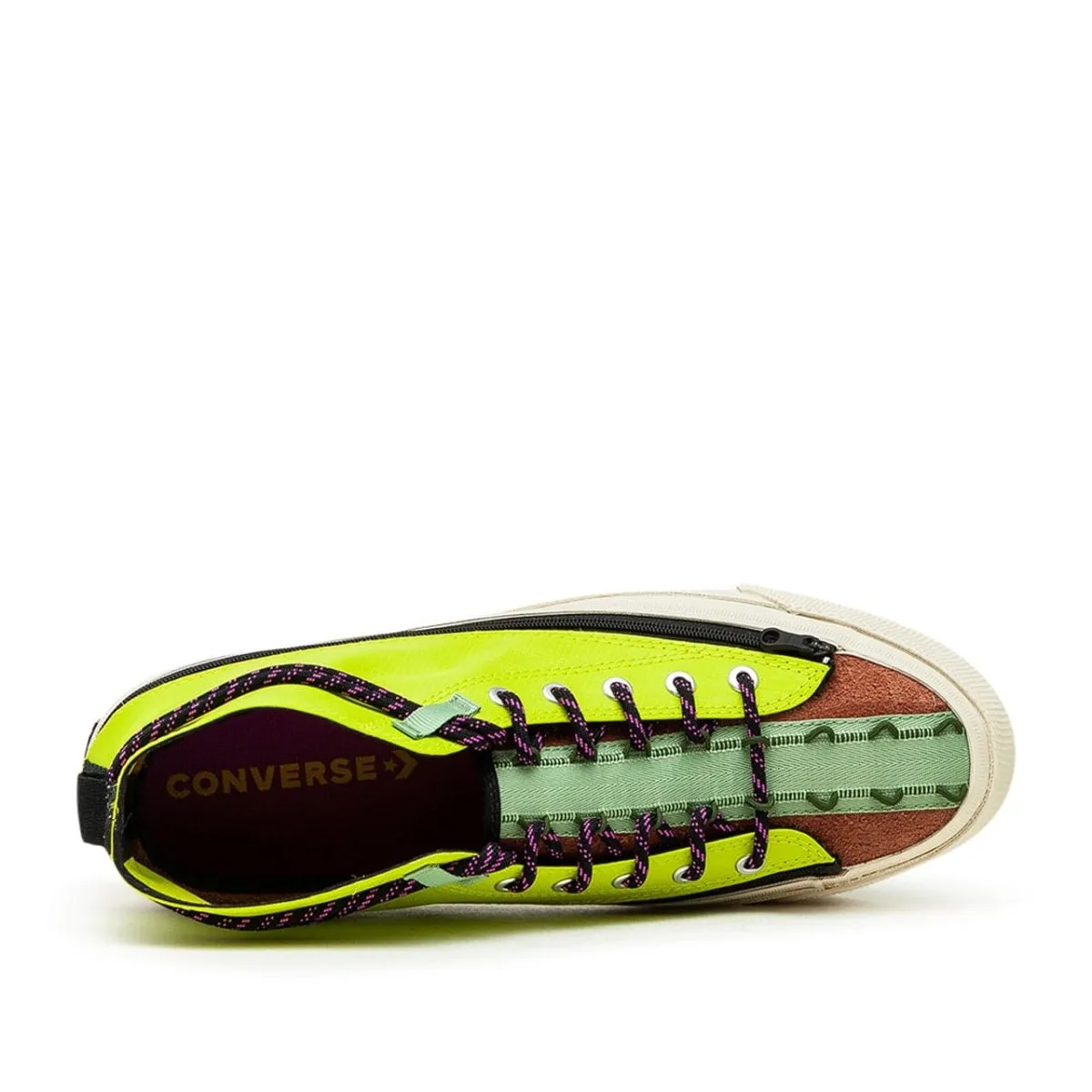 Converse Deck Star Zip Mid (Neon Green / Multi)