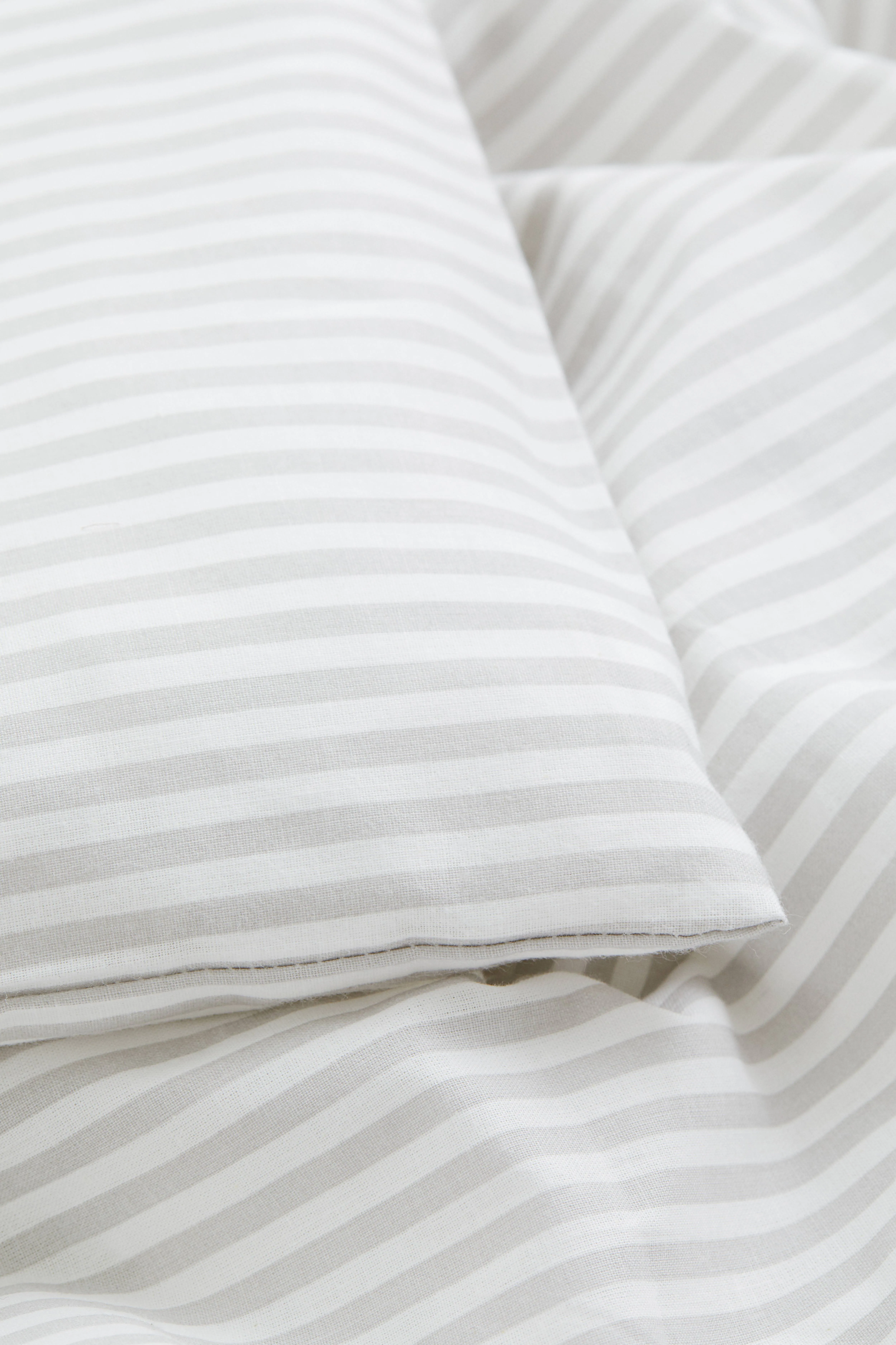 Cot duvet cover set - Light grey/Striped - Home All | H&M GB