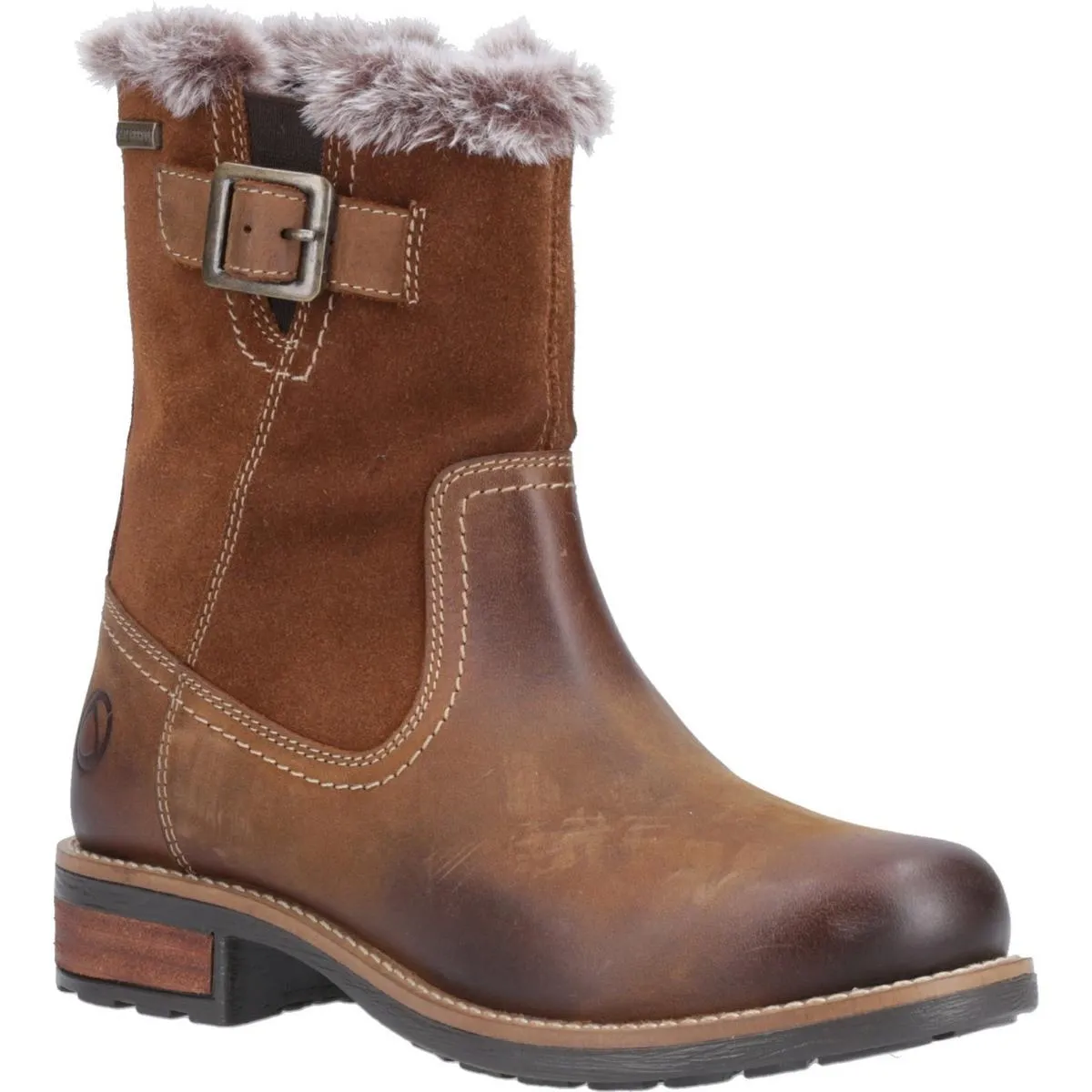 Cotswold Kemerton Ankle Boots Tan