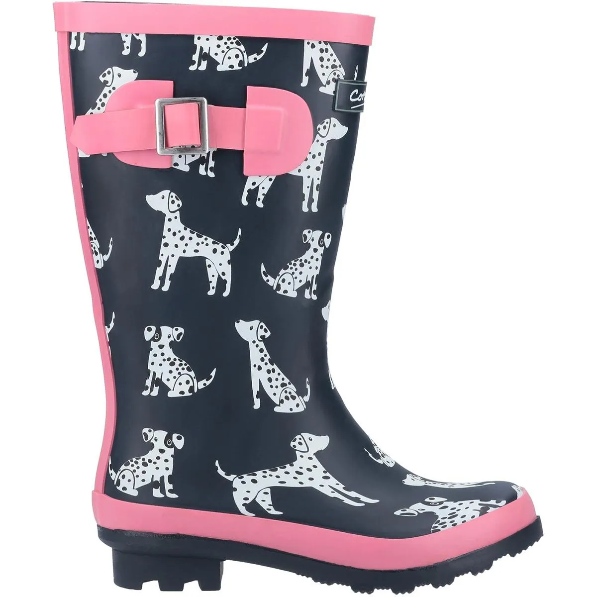 Cotswold Spot Wellington Boots Navy