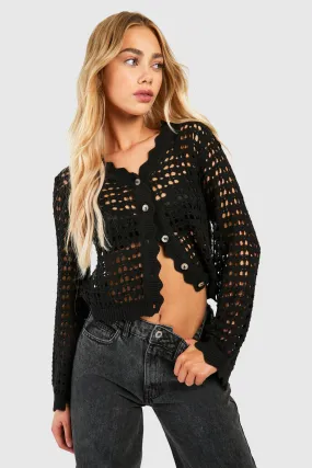 Crochet Crop Cardigan