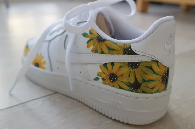 Custom Nike Air Force 1 X Sunflower