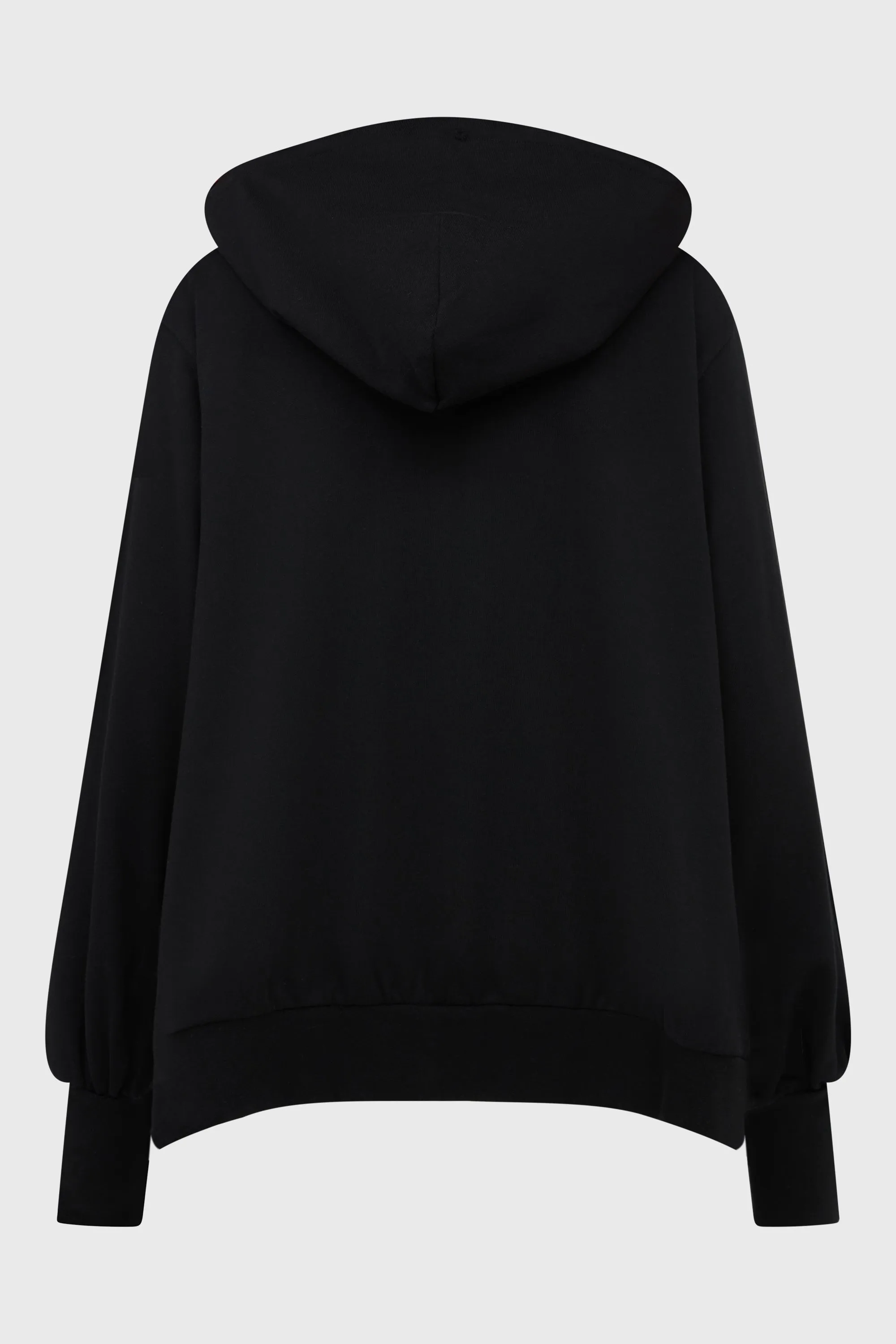 CUT-OFF DETAIL HOODIE