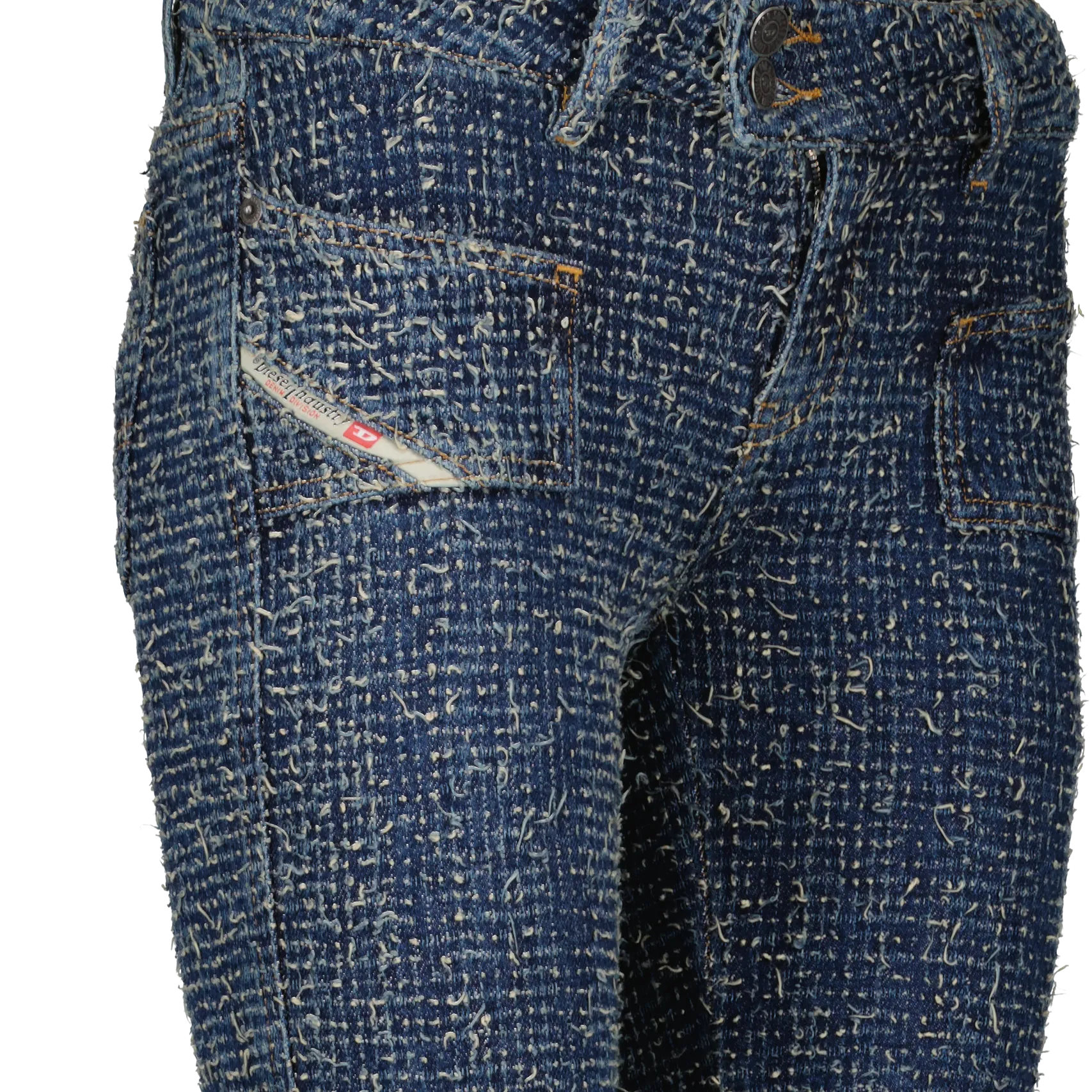 D-Ebush-S Textured Bouclé Jeans