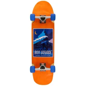 D Street Cruiser Bon Voyage Factory Complete Skateboard Orange 8.5