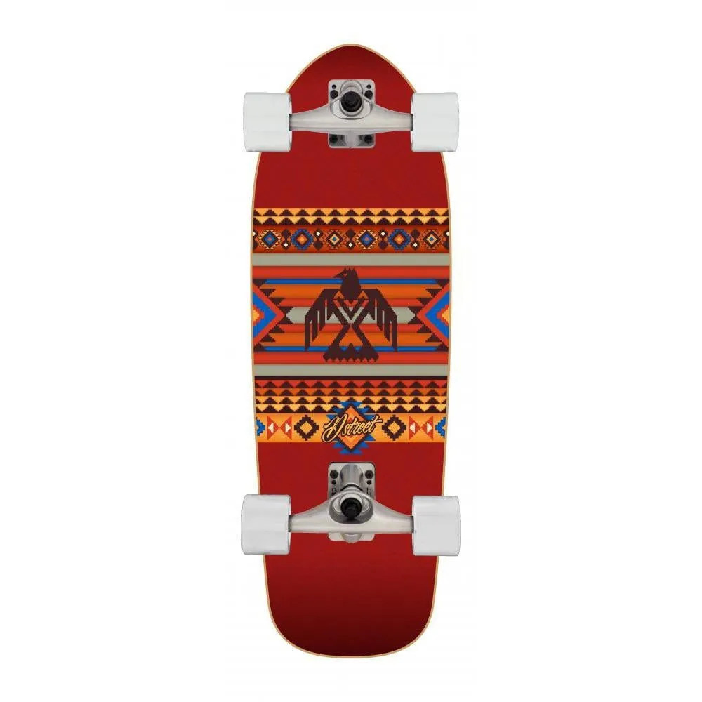 D Street Surfskate Skateboard Aztec Baja 9.37
