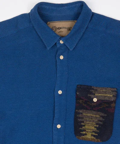 Dagger Shirt Blue Blanket Shirt