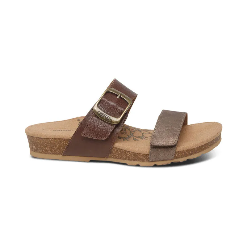  Daisy Adjustable Slide in Brown  