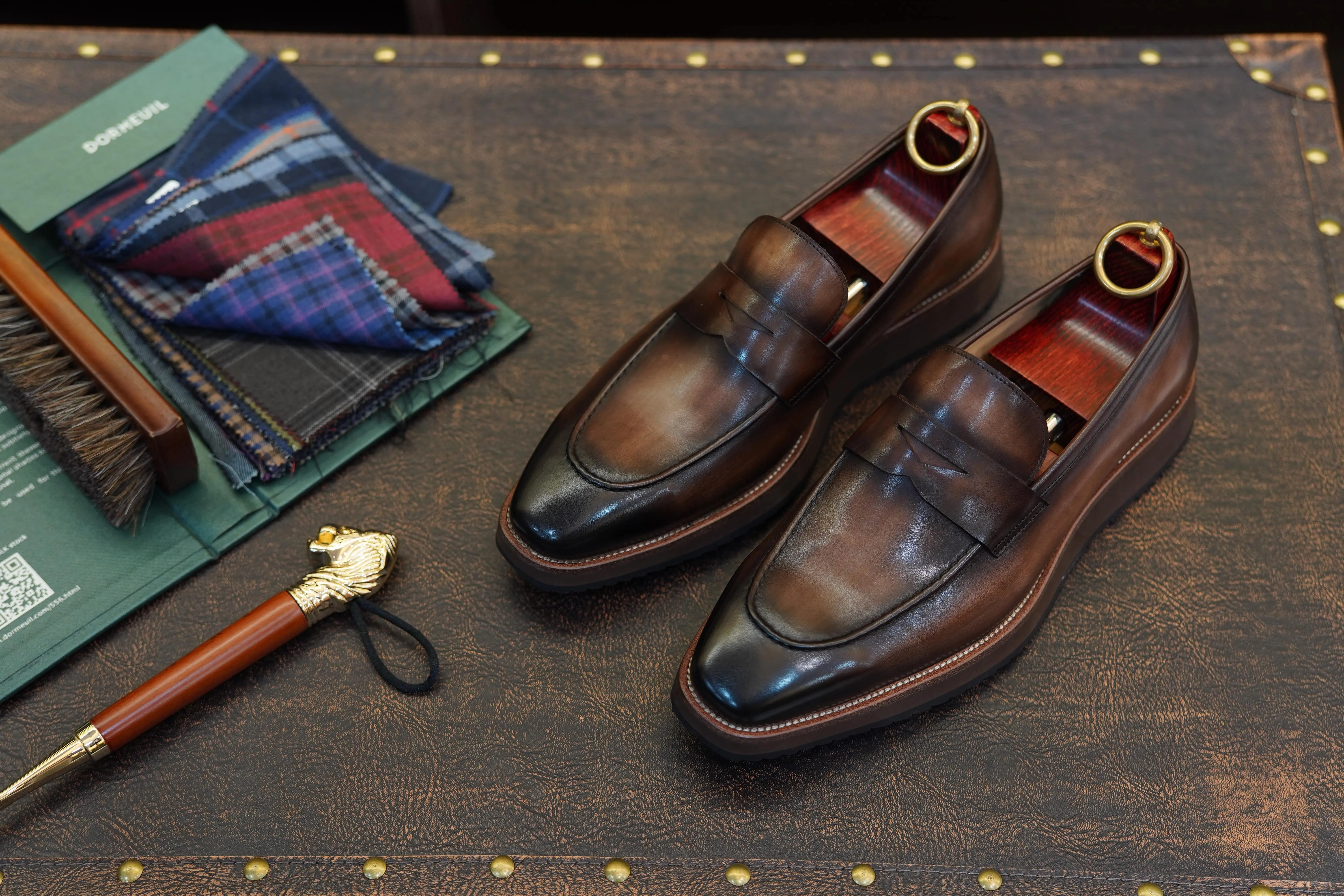 Dark Brown Penny Loafers