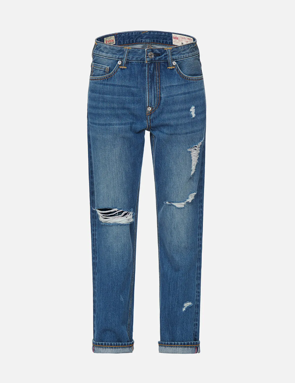 Daruma and Kamon Daicock Boyfriend Jeans