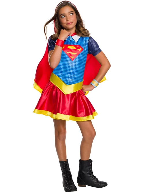 DC Super Hero Girls Supergirl Hoodie Dress for Girls