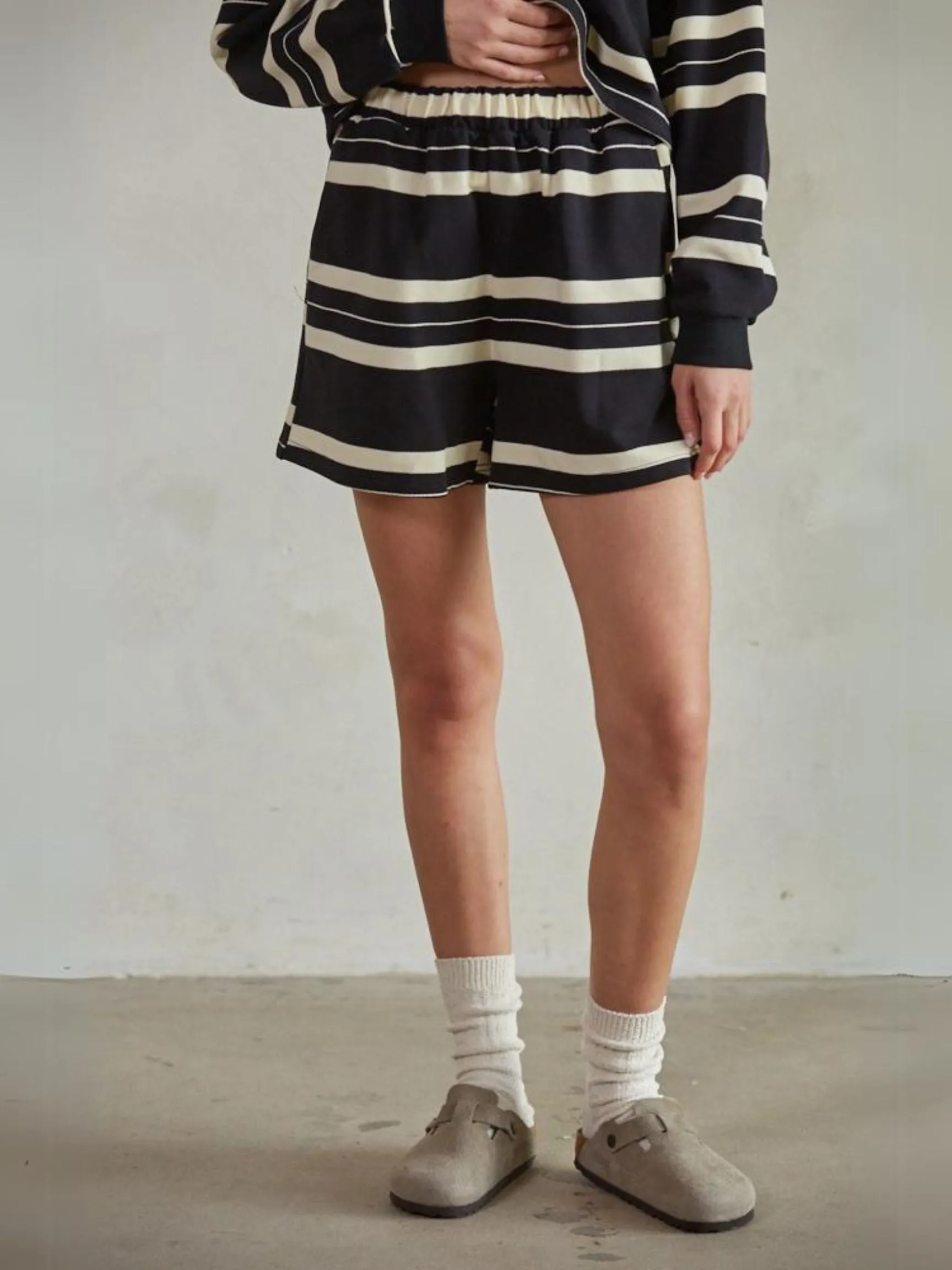 Delaney Striped Shorts