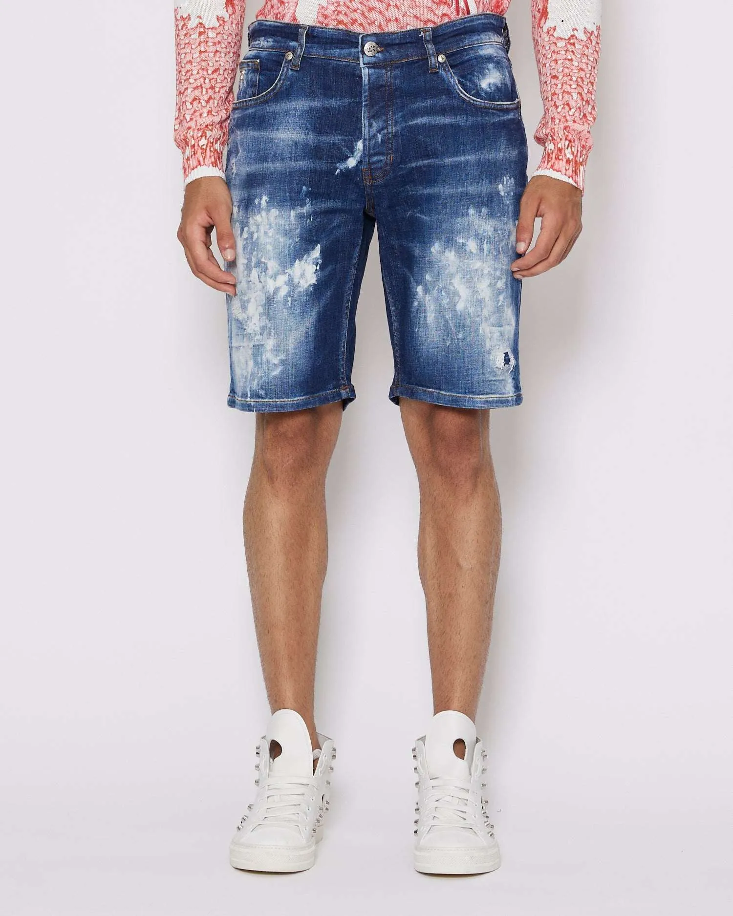 Denim bermuda shorts