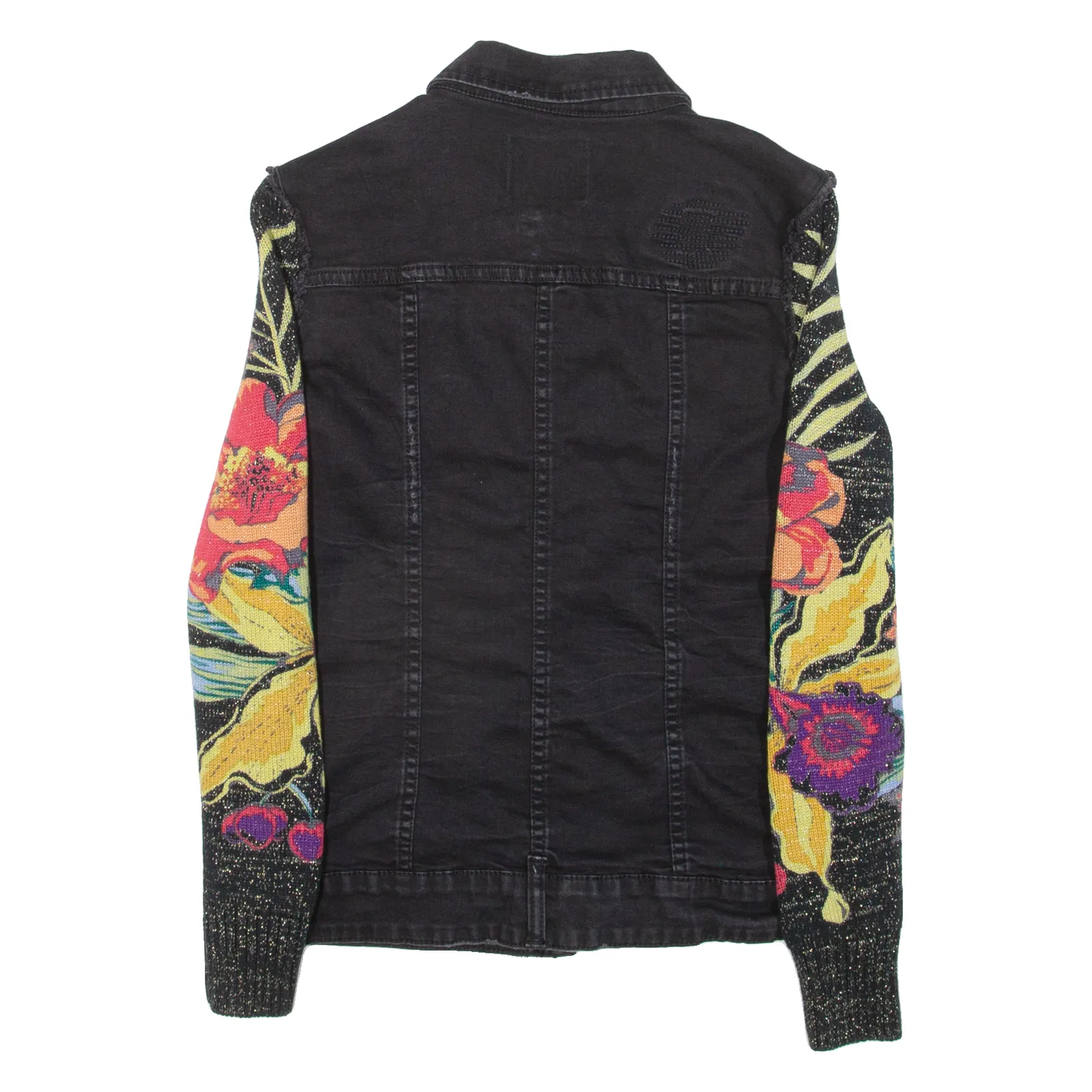 DESIGUAL Womens Denim Jacket Black S