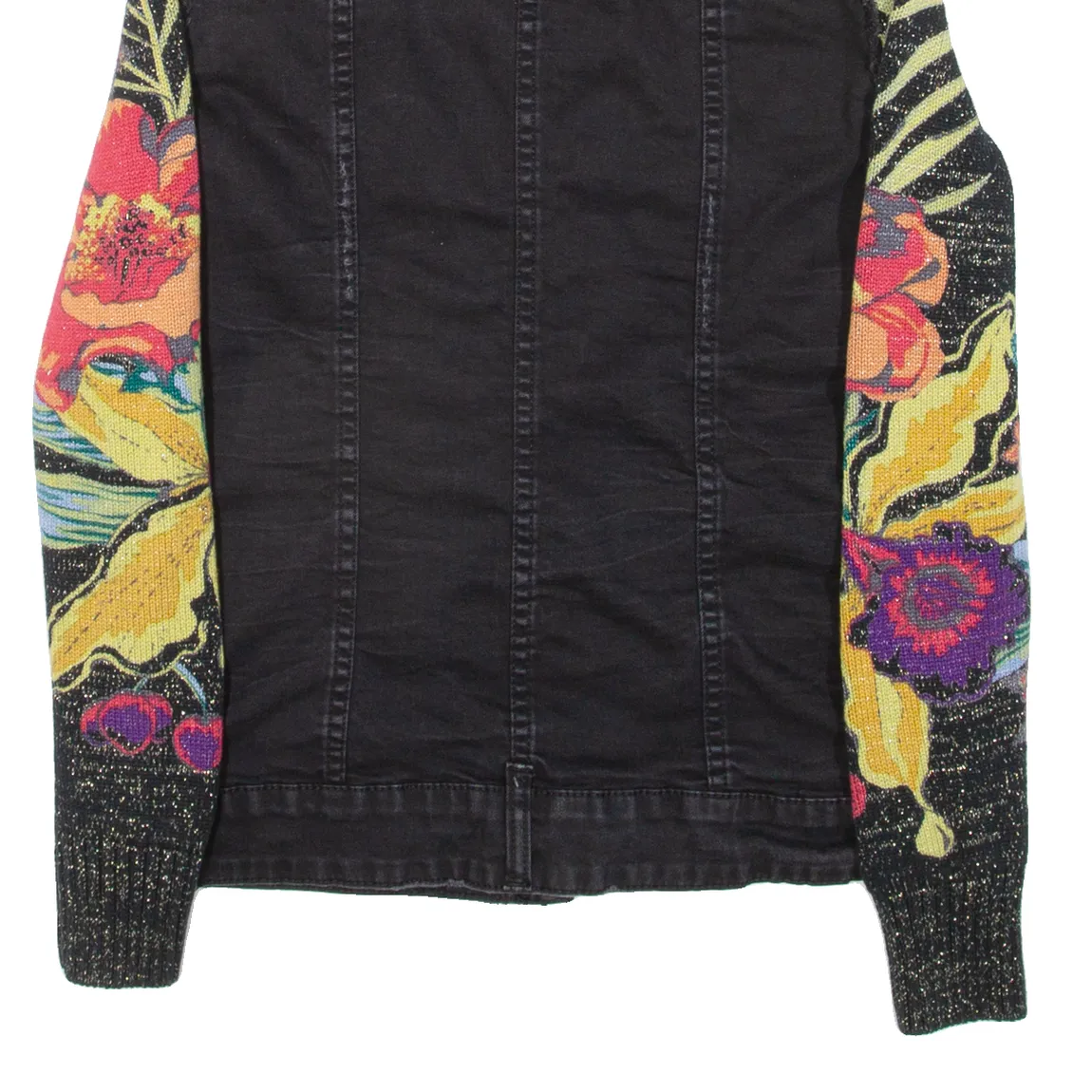 DESIGUAL Womens Denim Jacket Black S