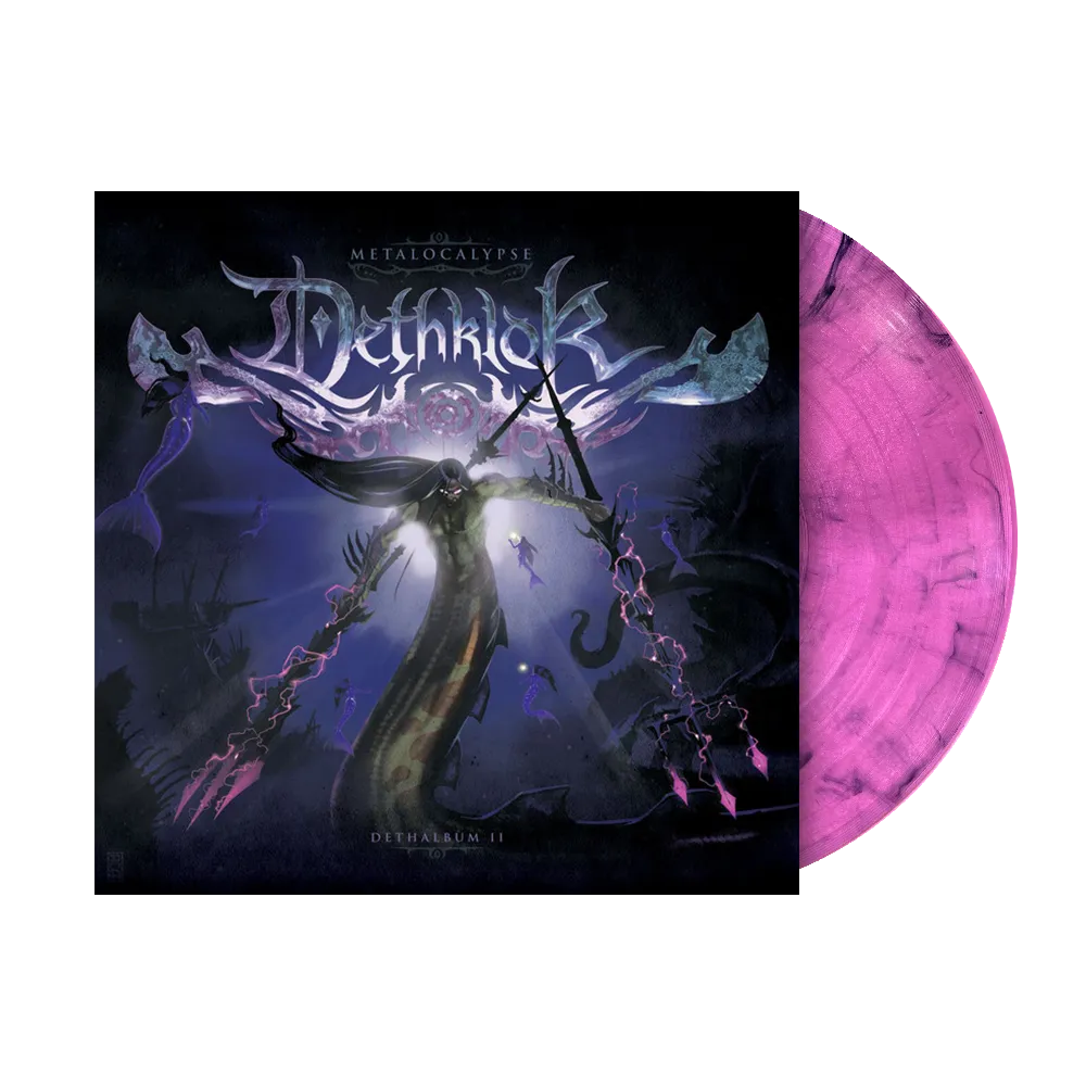 DETHKLOK ‘DETHALBUM II’ LP (Clear Pink w/ Black Smoke Vinyl)