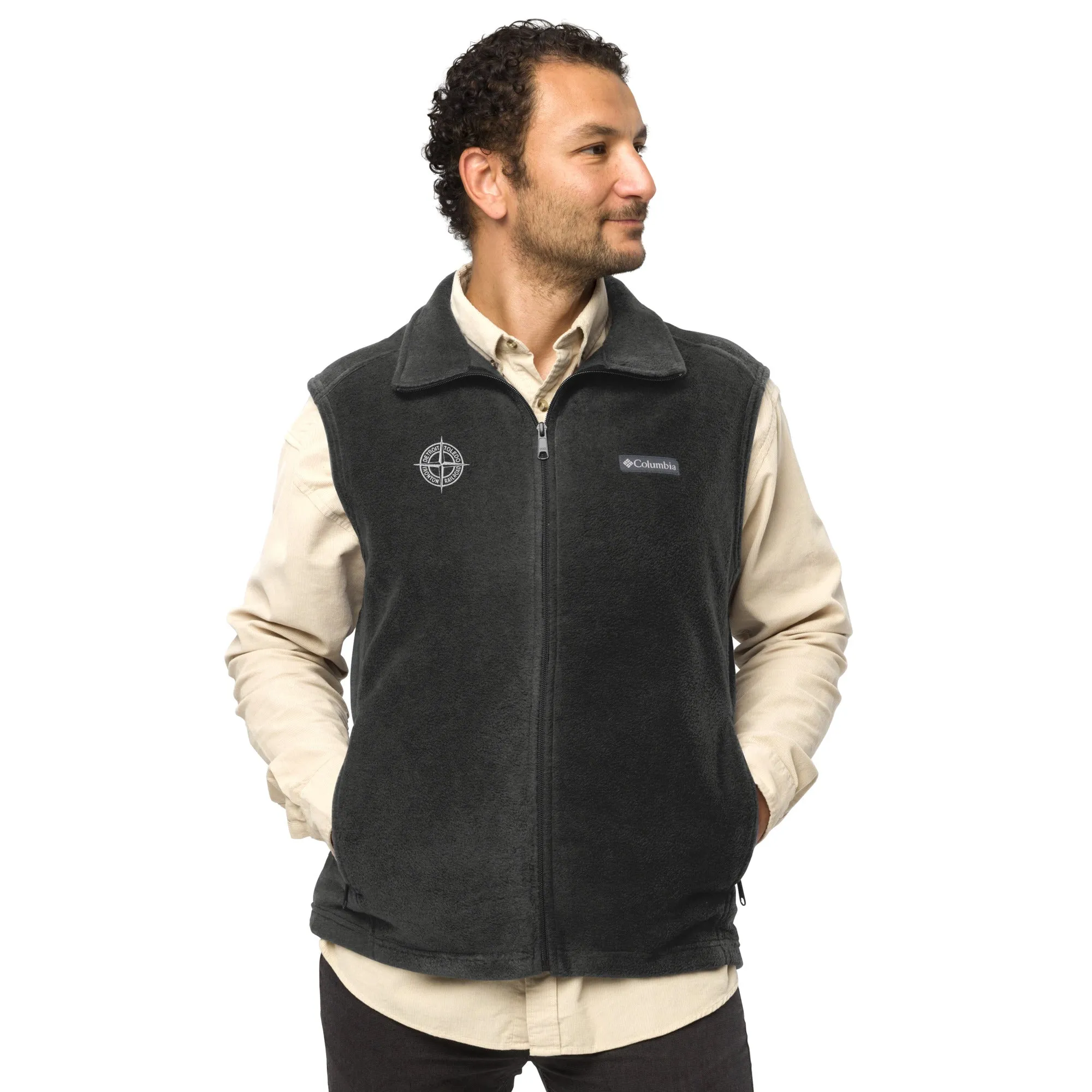 Detroit & Toledo Ironton [DT&I] Compass Men’s Columbia fleece vest