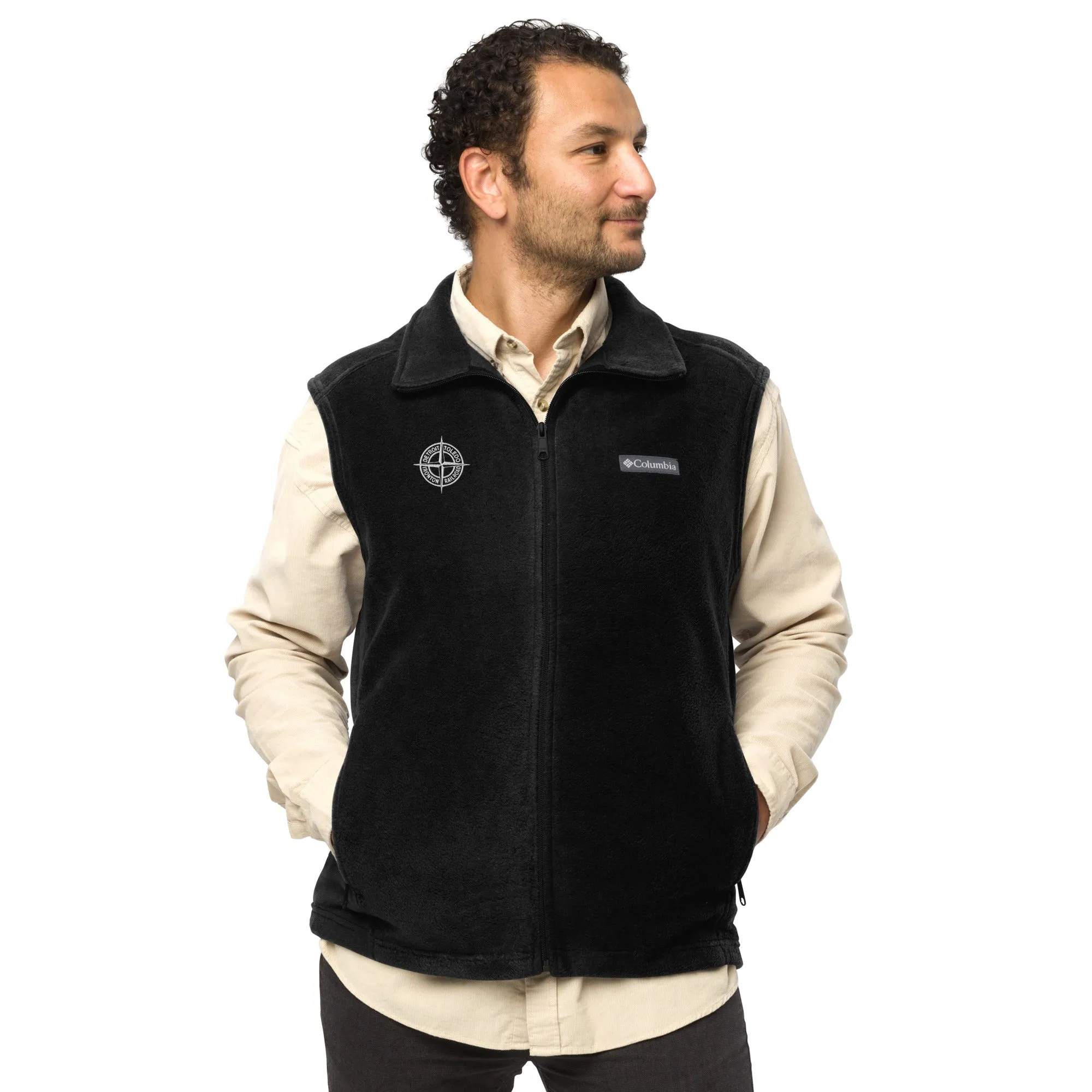 Detroit & Toledo Ironton [DT&I] Compass Men’s Columbia fleece vest