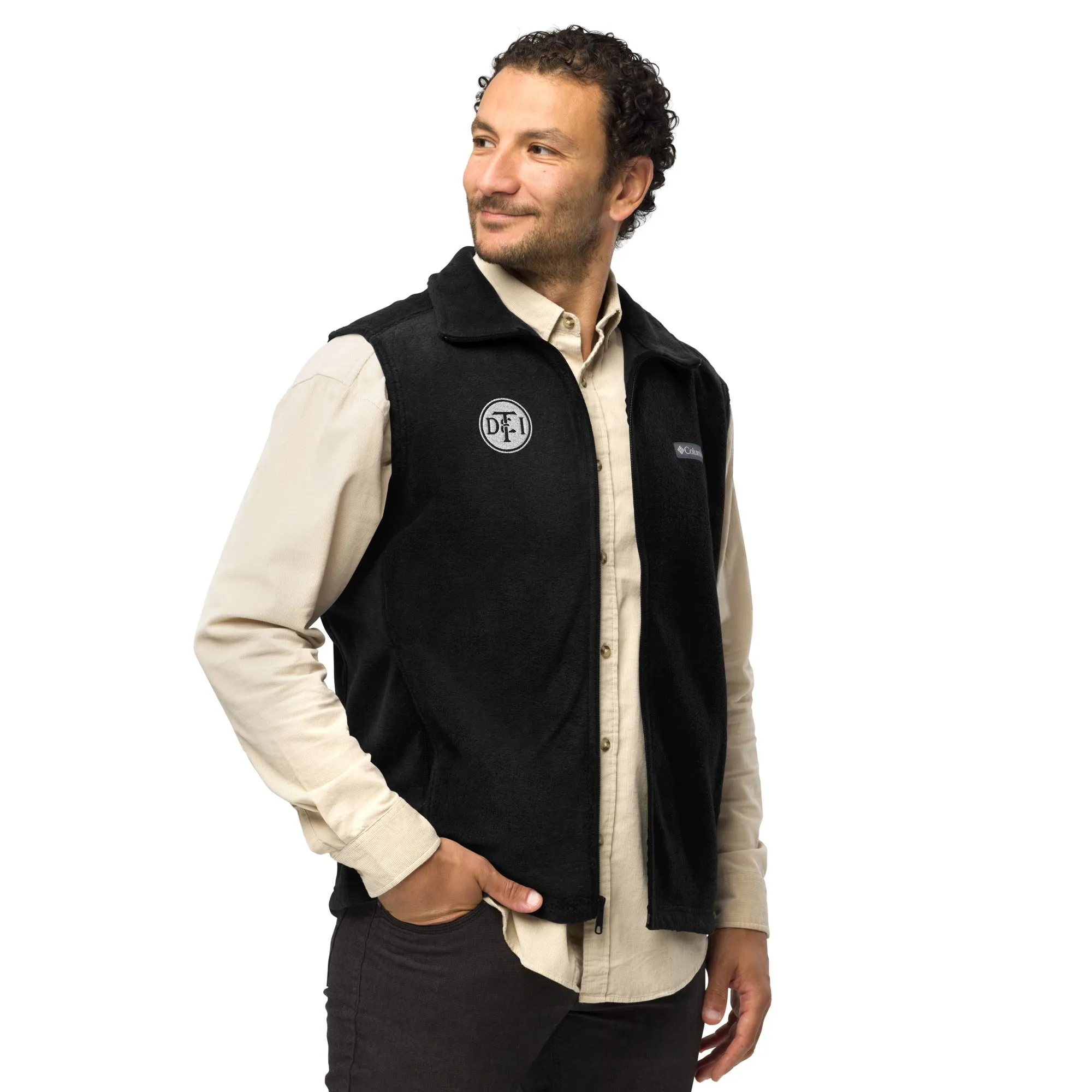 Detroit & Toledo Ironton Railroad [DT&I] Men’s Columbia fleece vest