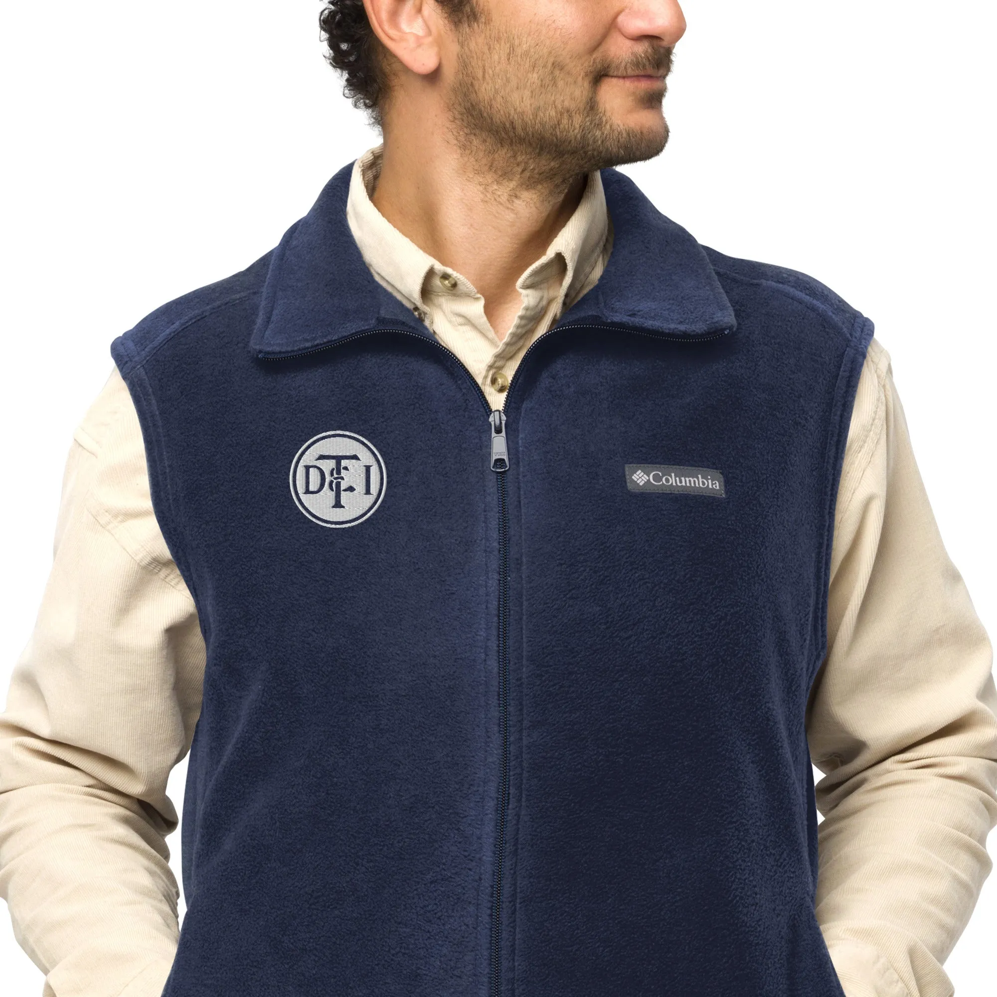 Detroit & Toledo Ironton Railroad [DT&I] Men’s Columbia fleece vest