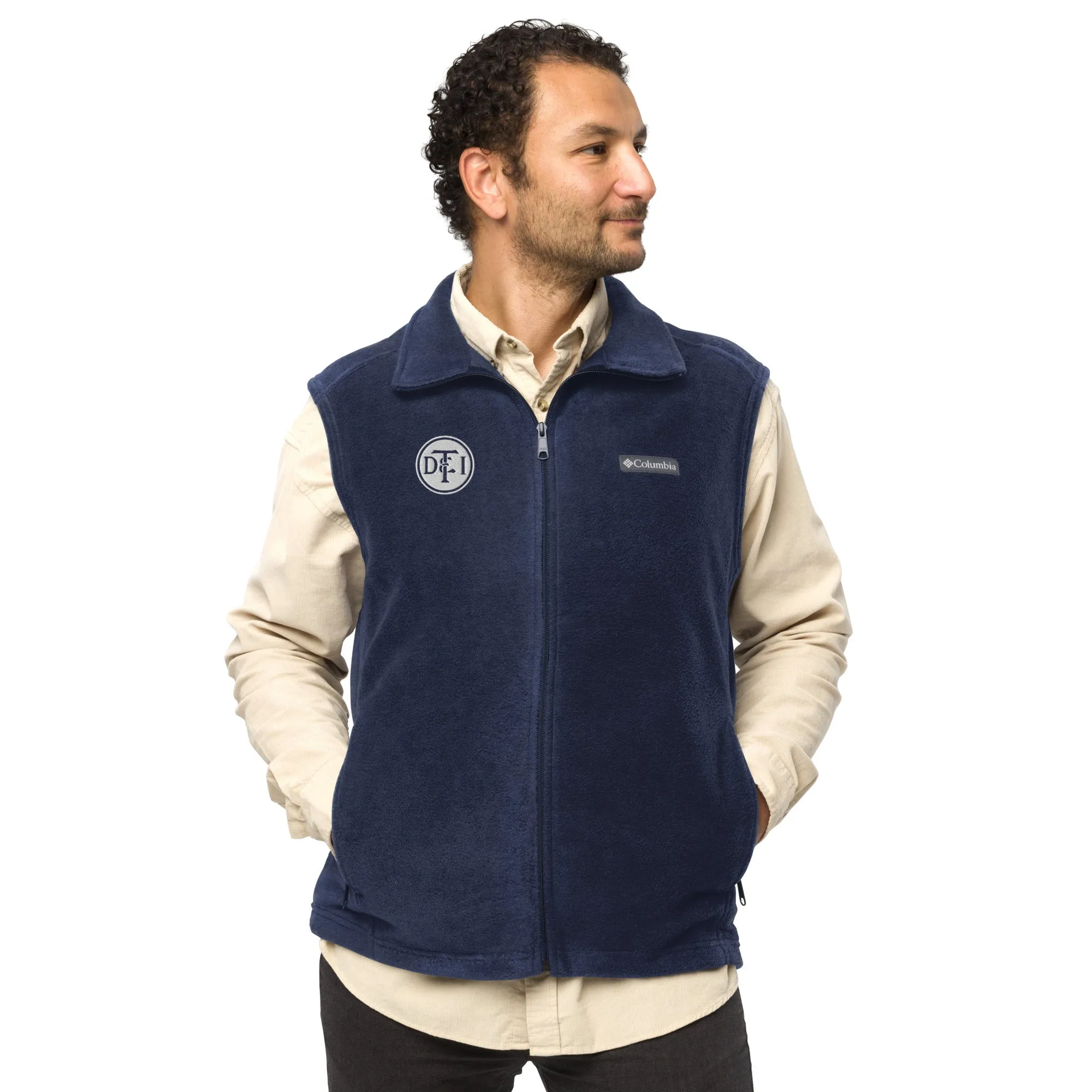 Detroit & Toledo Ironton Railroad [DT&I] Men’s Columbia fleece vest