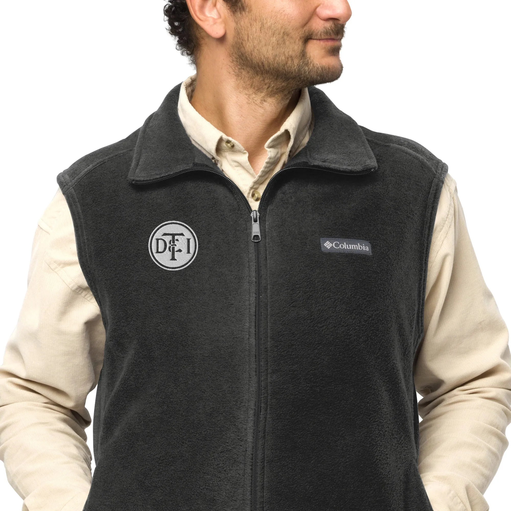 Detroit & Toledo Ironton Railroad [DT&I] Men’s Columbia fleece vest