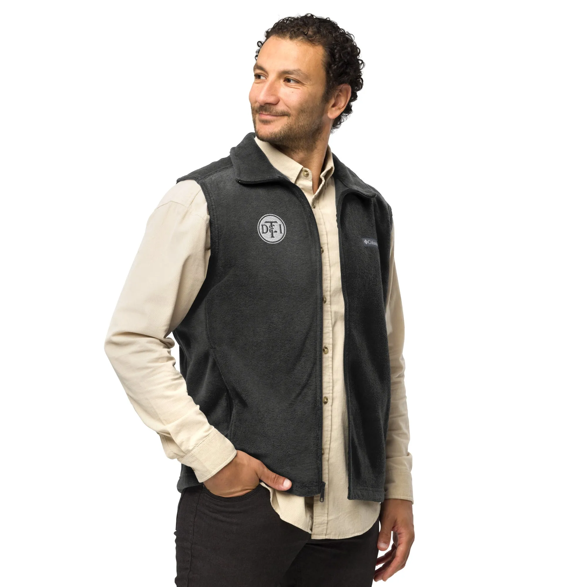 Detroit & Toledo Ironton Railroad [DT&I] Men’s Columbia fleece vest