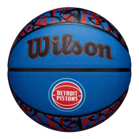 Detroit Pistons Graffiti Full Size Basketball