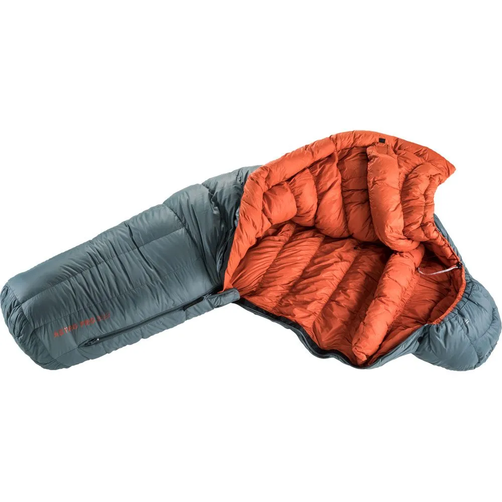 deuter - Astro Pro 600 L Down Sleeping Bag teal paprika