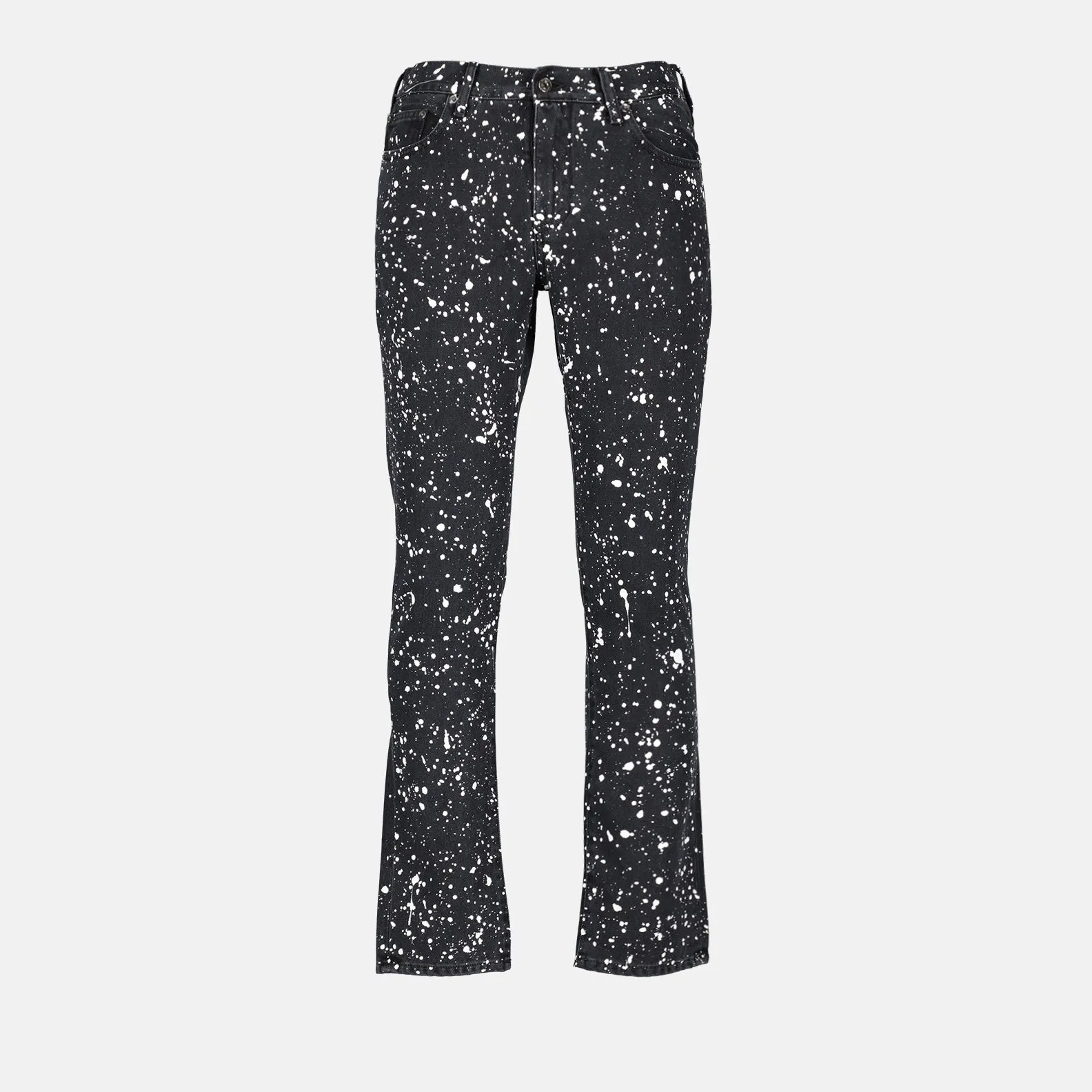 Diag Paint Black Jeans
