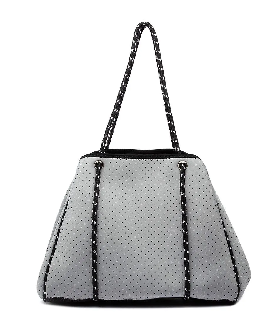 DIANA FERRARI Violet Tote Bag Light Grey Neoprene
