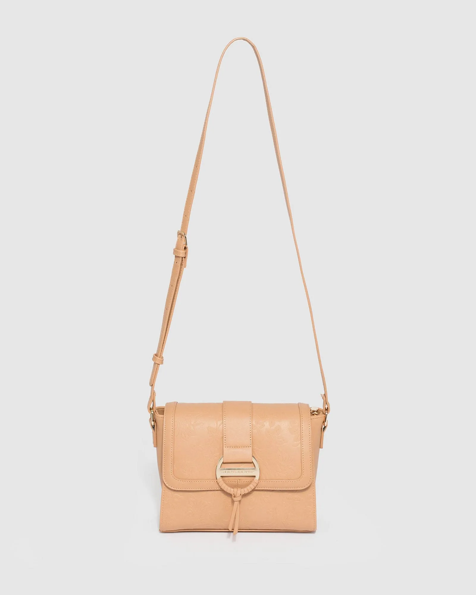 Dianna Caramel Ring Crossbody Bag