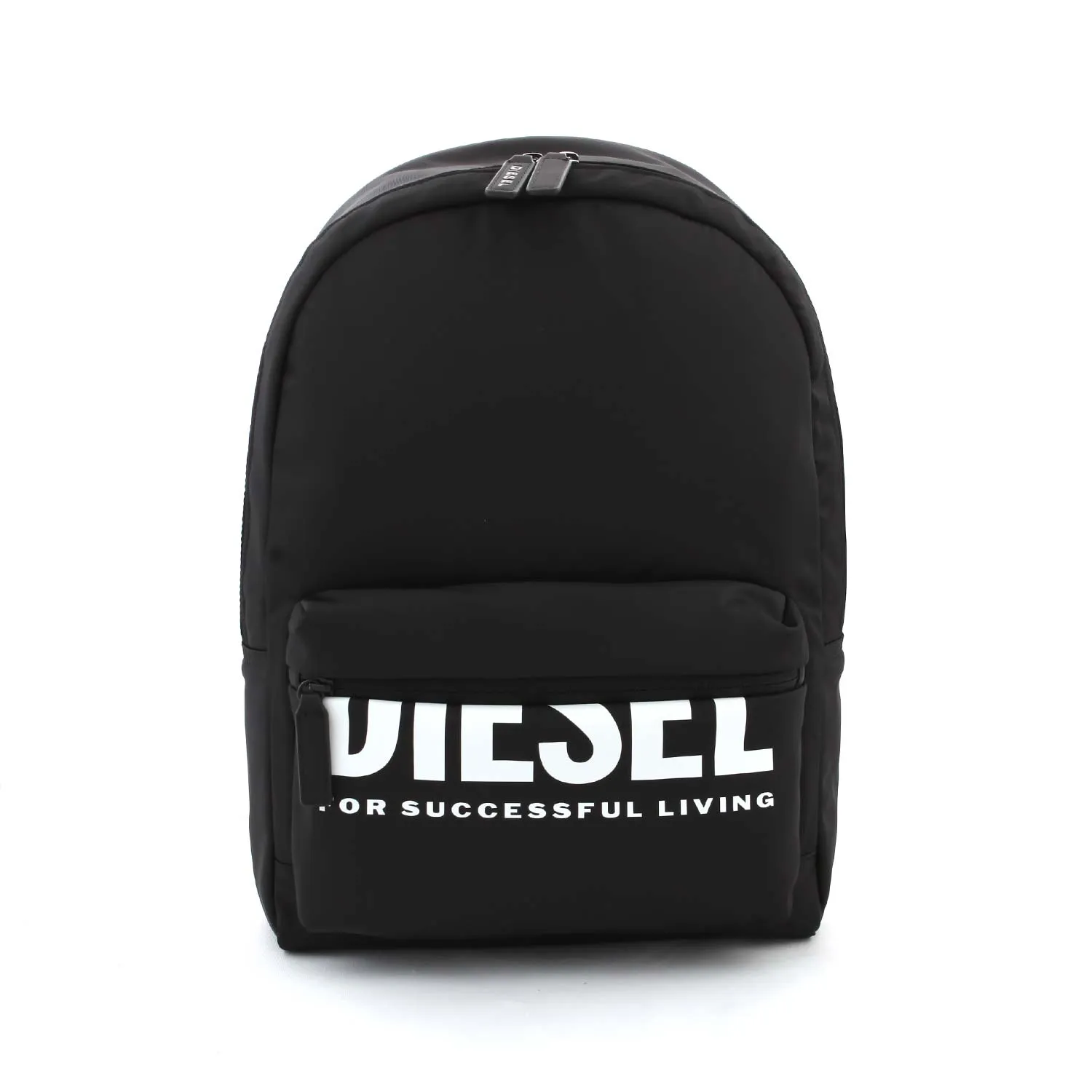 Diesel Unisex Black Backpack With Logo 01