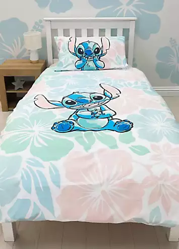Disney Lilo & Stitch Floral Garden Reversible Duvet Cover Set | Kaleidoscope