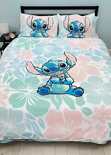 Disney Lilo & Stitch Floral Garden Reversible Duvet Cover Set | Kaleidoscope