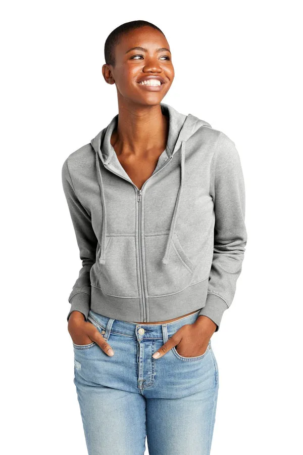 District DT6103: Women's V.I.T. Fleece Full-Zip Hoodie
