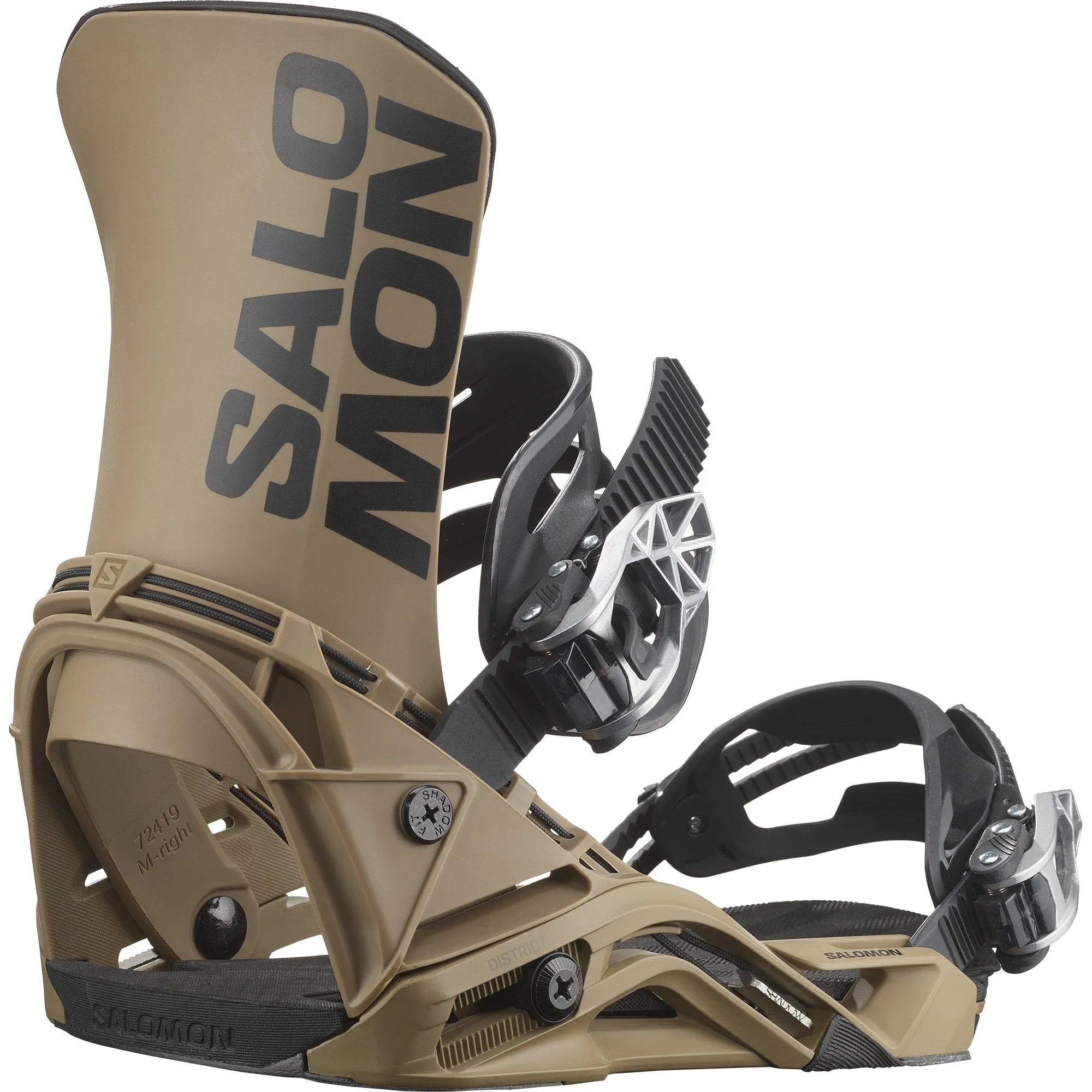 District Snowboard Bindings Brown - 2025