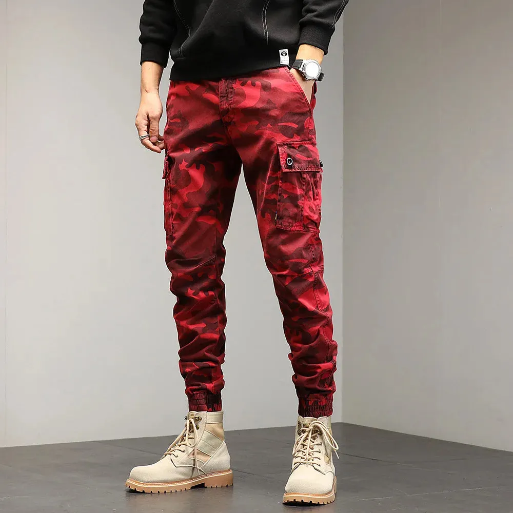 Drawstring Combat Military Cargo Pants