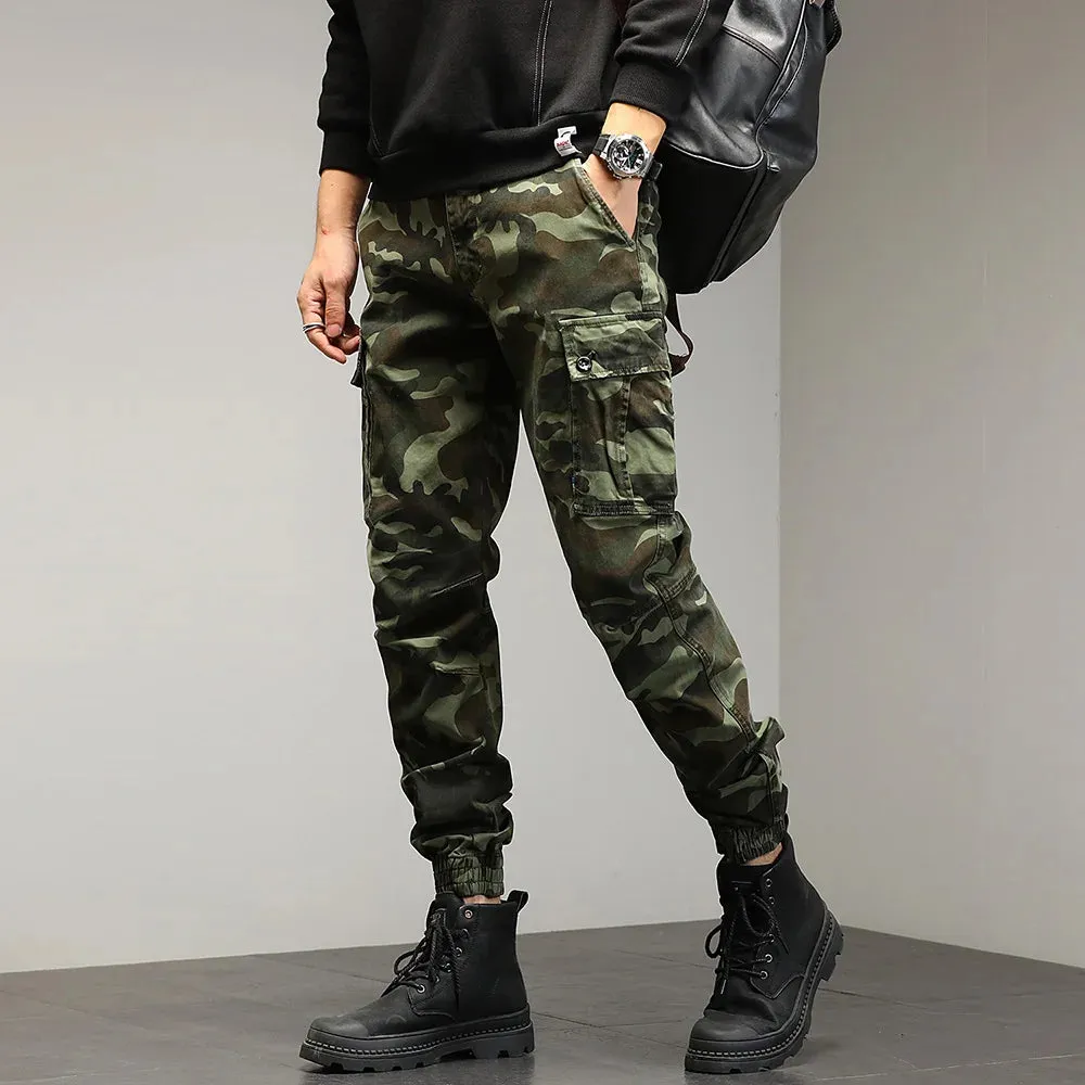 Drawstring Combat Military Cargo Pants