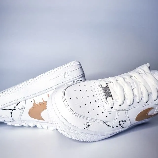 Drip Swoosh Nike Air Force 1