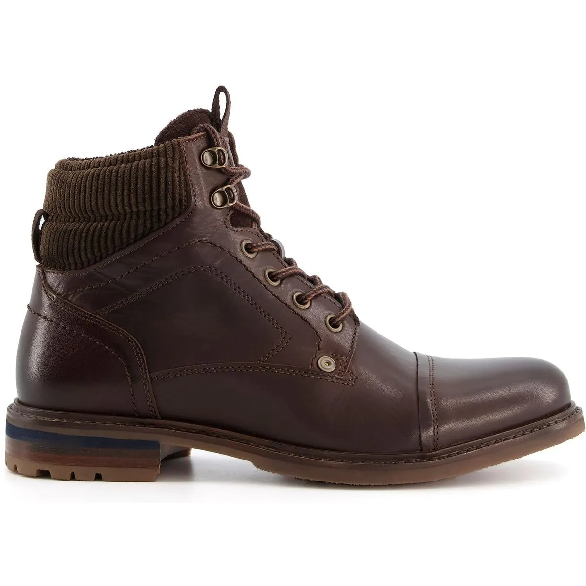 Dune Candor Toe Cap Worker Boots Brown