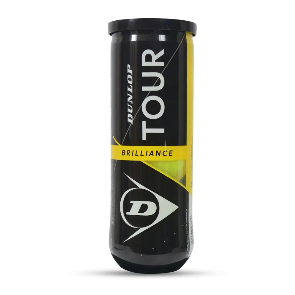 DUNLOP Tour Brilliance Tennis Balls Dozen (4 Cans)