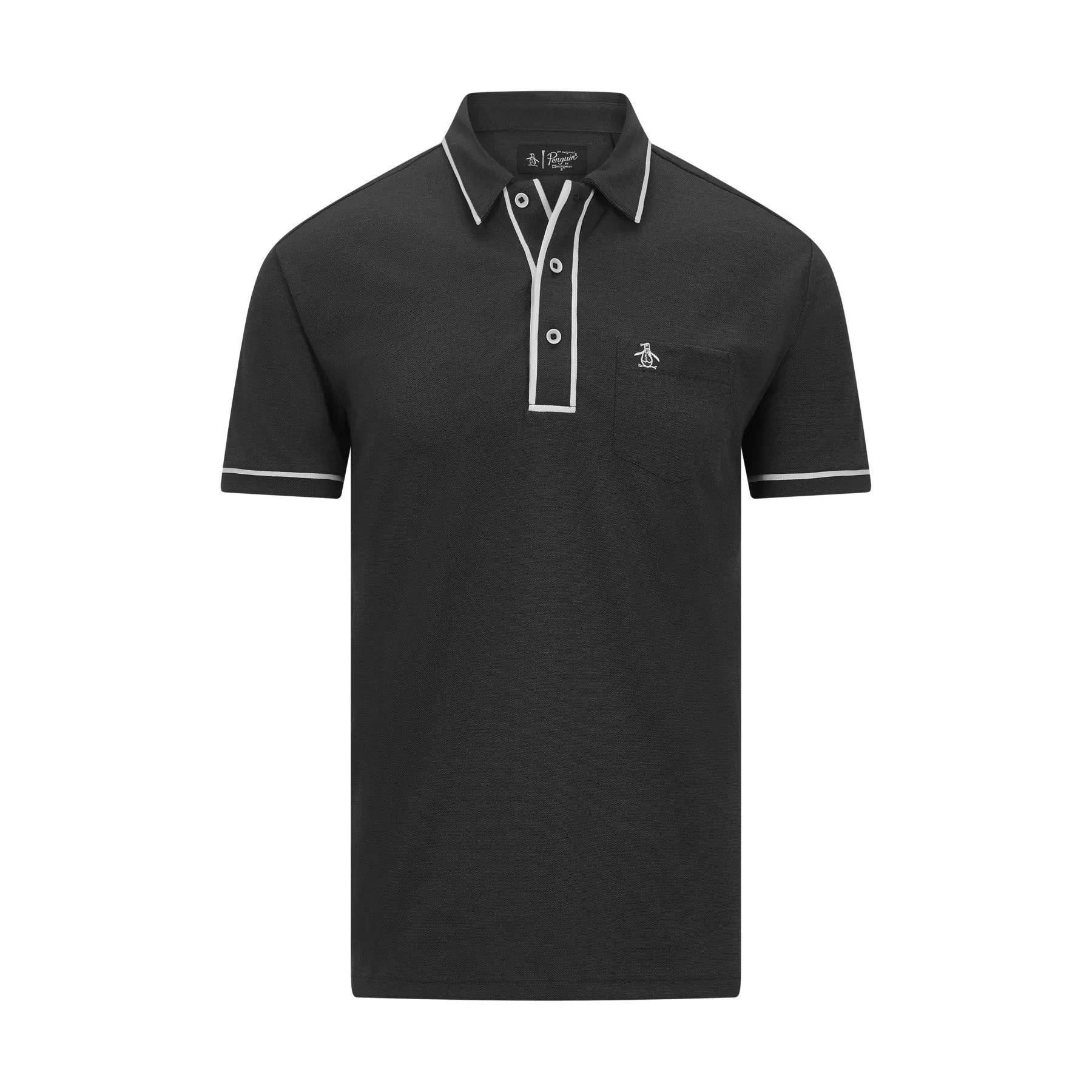 Eco Performance Earl Golf Polo Shirt In Caviar