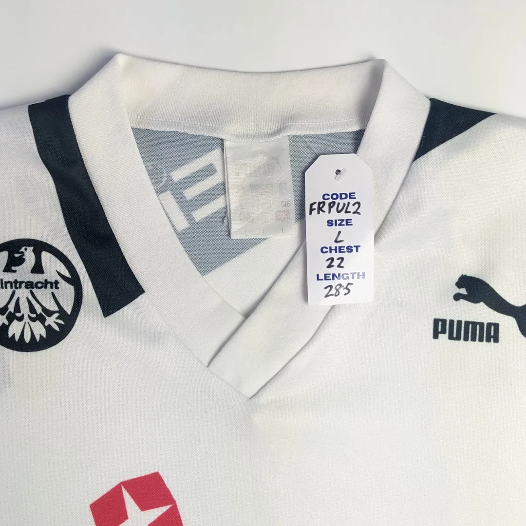 Eintracht Frankfurt Original Puma 1993/1993 Home Vintage Football Shirt Large